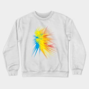 abstractio blast wave Crewneck Sweatshirt